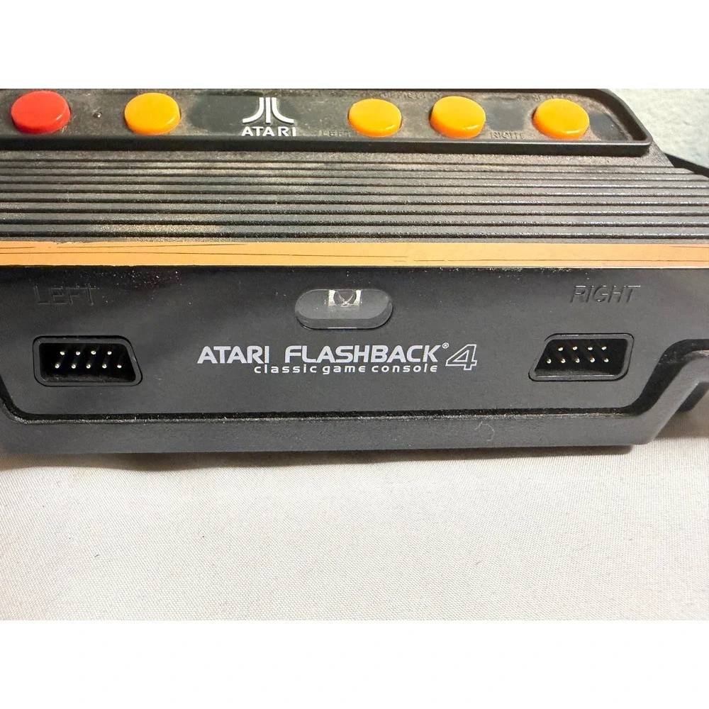 Atari Flashback 4 Classic Game Console Retro TV Plug and Play with Power AV Cord